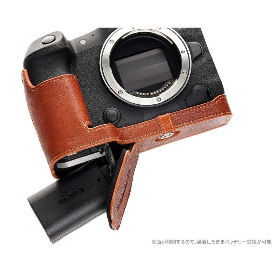 EOS Rシステム Canon R5 Mark II 専用 レザー ケース Volcano
