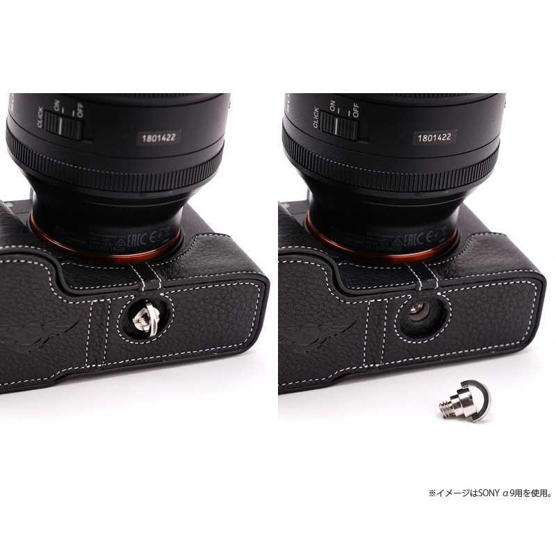 FUJIFILM GFX100RF 専用 レザー ケース Volcano TP Original カメラケース おしゃれ 本革 牛革 速写ケース フジフィルム 富士フイルム TB06GFX1HRF-LB_8