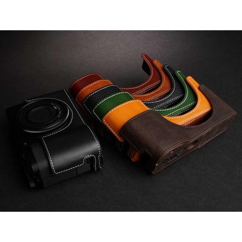 リコー TP Original Leather Camera Body Case for RICOH GR III Black 