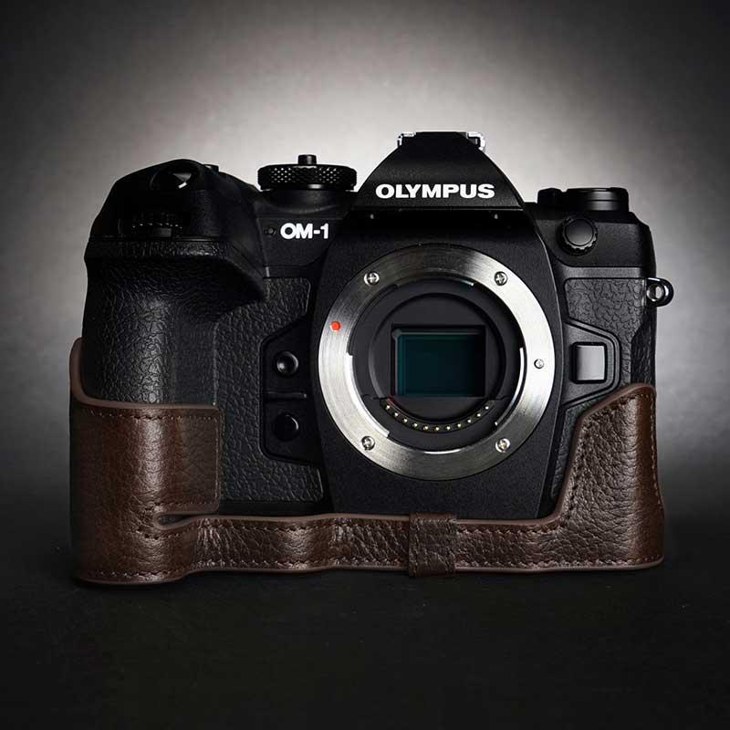 J*C様 オリンパス OLYMPUS OM-1 カメラ レザー 革カバー ケース オリンパス（OLYMPUS） OLYMPUS OM SYSTEM OM-1 専用 レザー ケース
