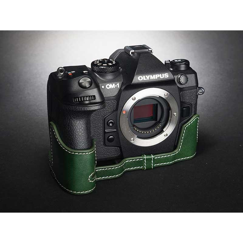 オリンパス（OLYMPUS） OLYMPUS OM SYSTEM OM-1 専用 レザー ケース