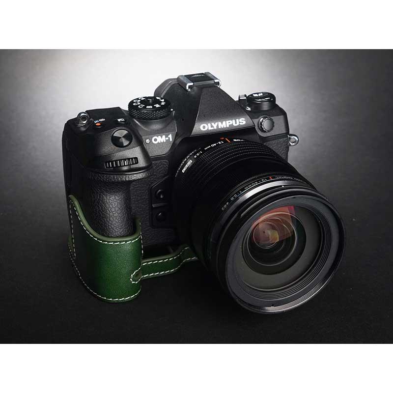 オリンパス（OLYMPUS） OLYMPUS OM SYSTEM OM-1 専用 レザー ケース