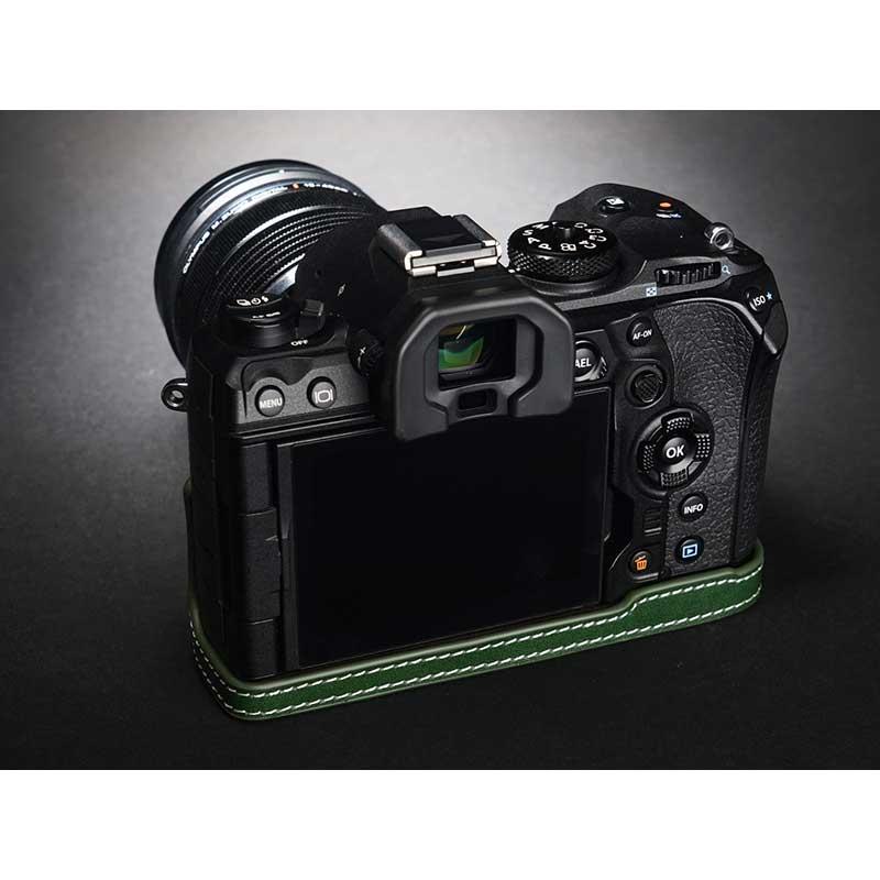 オリンパス（OLYMPUS） OLYMPUS OM SYSTEM OM-1 専用 レザー ケース