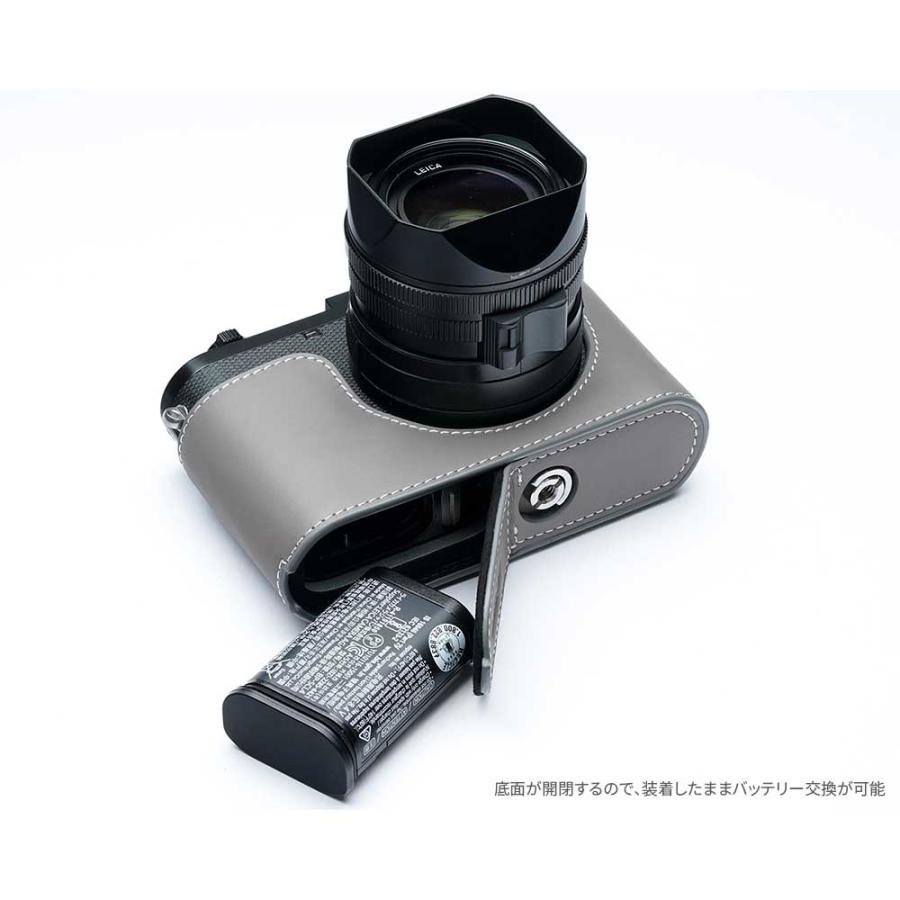 ライカ Leica Q3 専用 レザー ケース Grey TP Original カメラ ライカ Leica Q3 専用 レザー ケース Grey TP Original カメラ