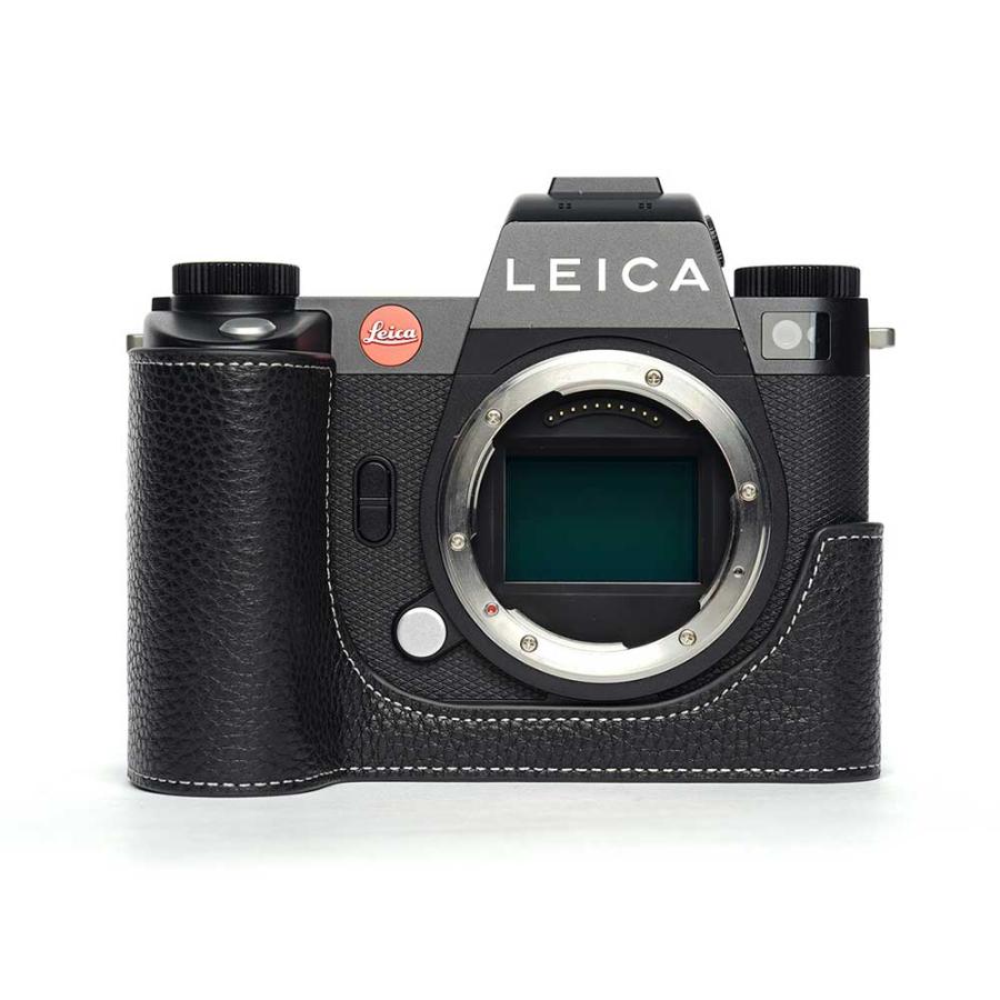 新品 本革 LEICA ライカ 0/i/ii/iiia用 カメラケース ライカSLシステム Leica SL3 SL3-S 専用 レザー ケース Black ブラック