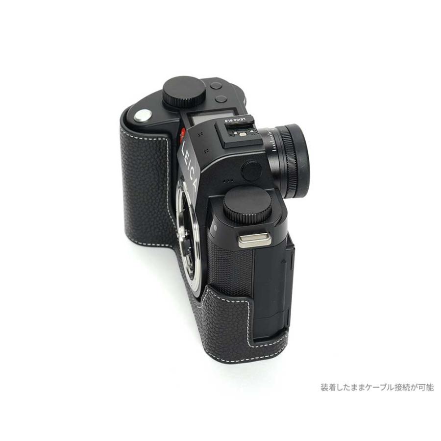 ライカSLシステム Leica SL3 SL3-S 専用 レザー ケース Black ブラック