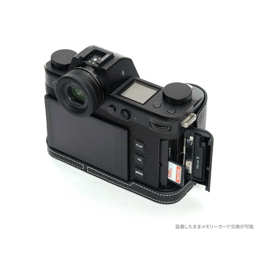 ライカSLシステム Leica SL3 SL3-S 専用 レザー ケース Black ブラック