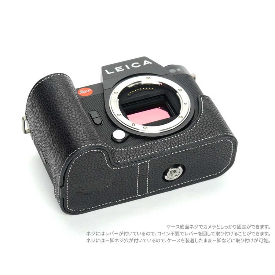 ライカSLシステム Leica SL3 SL3-S 専用 レザー ケース Black ブラック