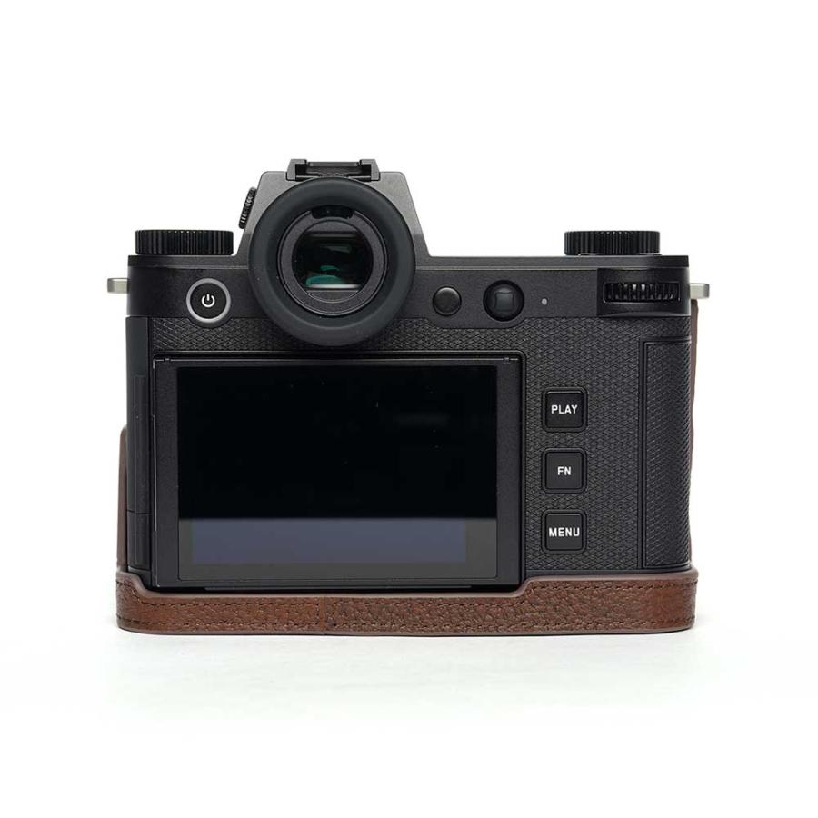 Leica SL3 SL3-S 専用 レザー ケース Coco Brown ココ ブラウン TP Original カメラケース おしゃれ 本革 牛革 速写ケース ライカ TB06SL3-CO_2