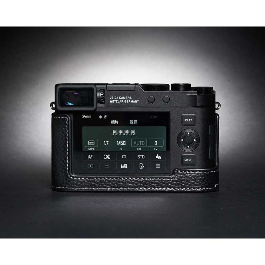 ライカ Leica D-LUX8 専用 レザー ケース Black ブラック TP