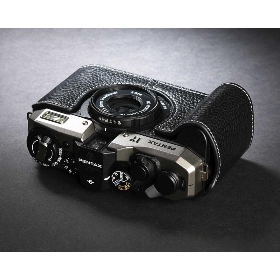 ペンタックス PENTAX 17 専用 レザー ケース Black ブラック TP