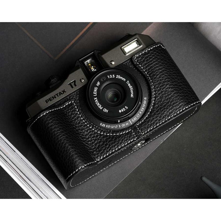 ペンタックス PENTAX 17 専用 レザー ケース Black ブラック TP