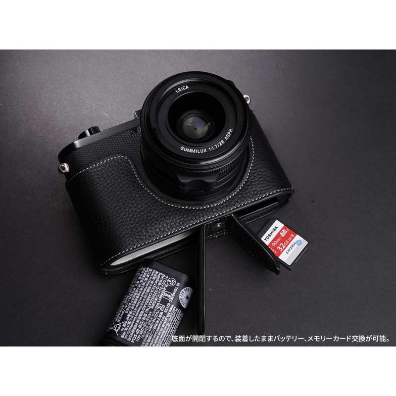 ライカ Leica Q2 専用 レザー ケース Black TP Original カメラ