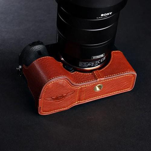 TP Original Leather Camera Body Case レザーケース for SONY α7SII/α7RII/α7II おしゃれ 本革 カメラケース Brown(ブラウン)｜nineselect｜04