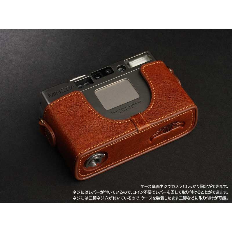 TC−1 【MINOLTA】 ＋　ケース Handmade Minolta TC-1 Camera Half Case Genuine Real Leather