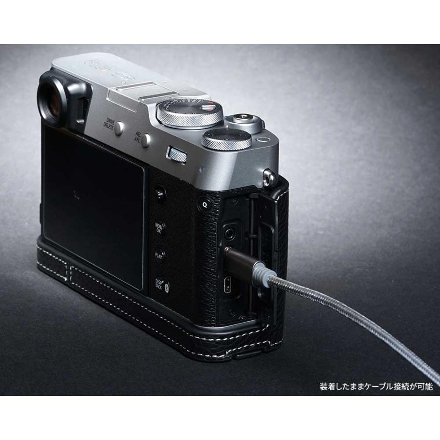 富士フイルム Xシステム FUJIFILM X100VI 専用 レザー ケース Black TP