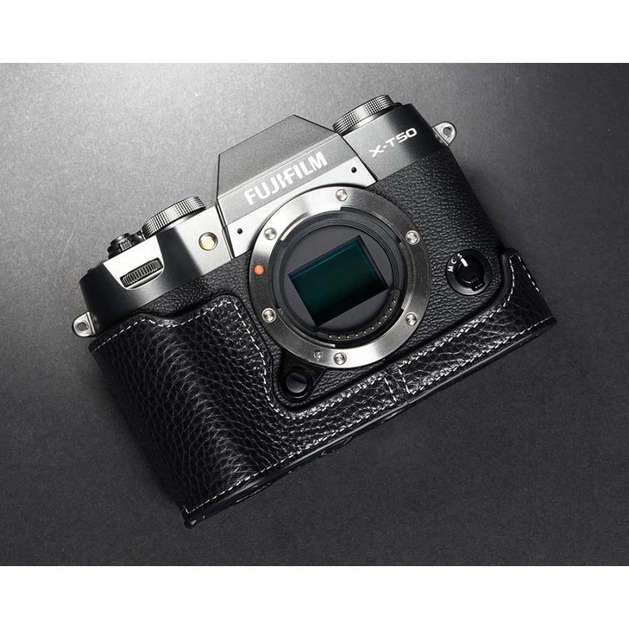 富士フイルム Xシステム FUJIFILM X-T50 専用 レザー ケース Black