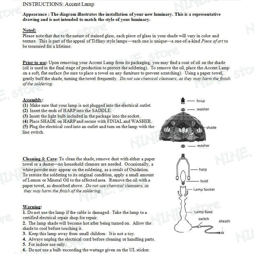 ブランド登録なし - 明かり照明ランプ 琉璃芸術 事務机ともし火 卓上照明装置 ステンドグラス レトロ table lamp ベッドサイドランプ アンティーク花柄
