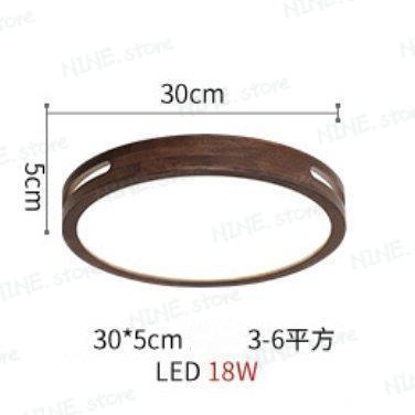 薄型led 円形 直径30cm 和風 サークルリビング 簡約 LED内蔵 寝室 ダイニング 工事必要 原木灯 シーリングライト 天井照明 クロークルーム 玄関照明_3