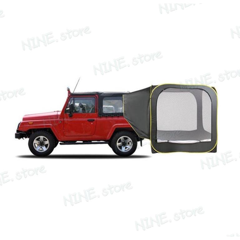 防災対策 アウトドア 車中泊テントカーサイドタープ トランクテント
