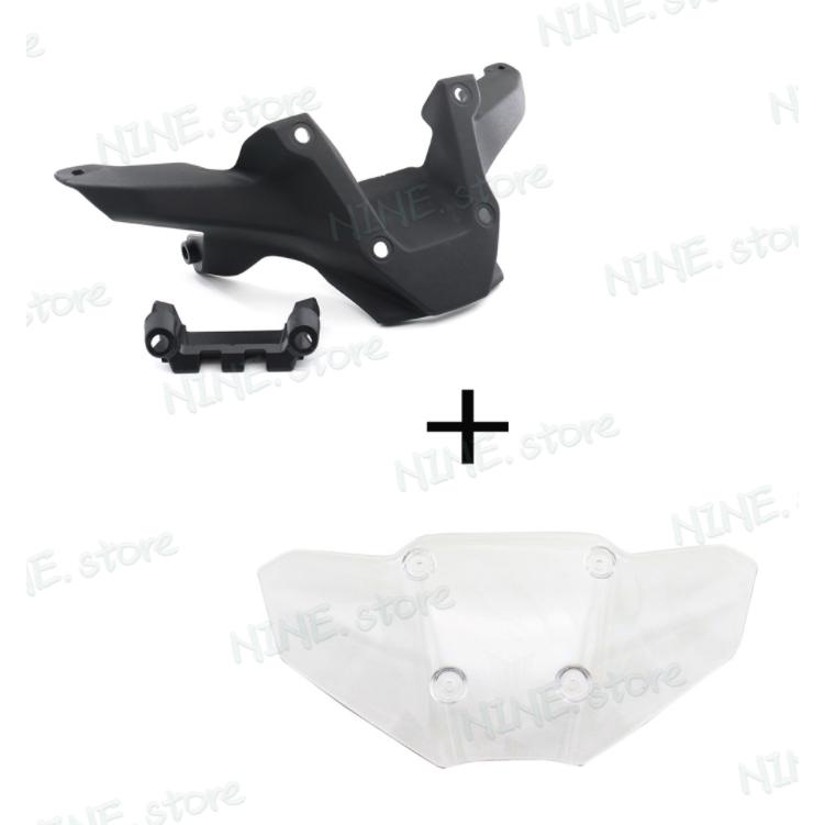 互換品 ヤマハ MT-09 SP 2024 2025年 mt09 フロントガラス アクセサリースクリーンウインドシールドフェアリングウィンドスクリーン フロントカウル マスク_3
