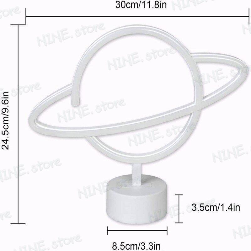 Ledネオンライト看板スタームーンランプledナイトライト装飾ホーム結婚式パーティーギフトネオンランプベースバッテリ駆動｜ninestore-99｜05