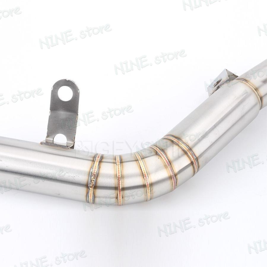 Suzuki スズキ Gsxr 600 750 2011-2019 リンクパイプ エスケープ 触媒削除管 オートバイ 排気 高品質304ステンレス鋼_4