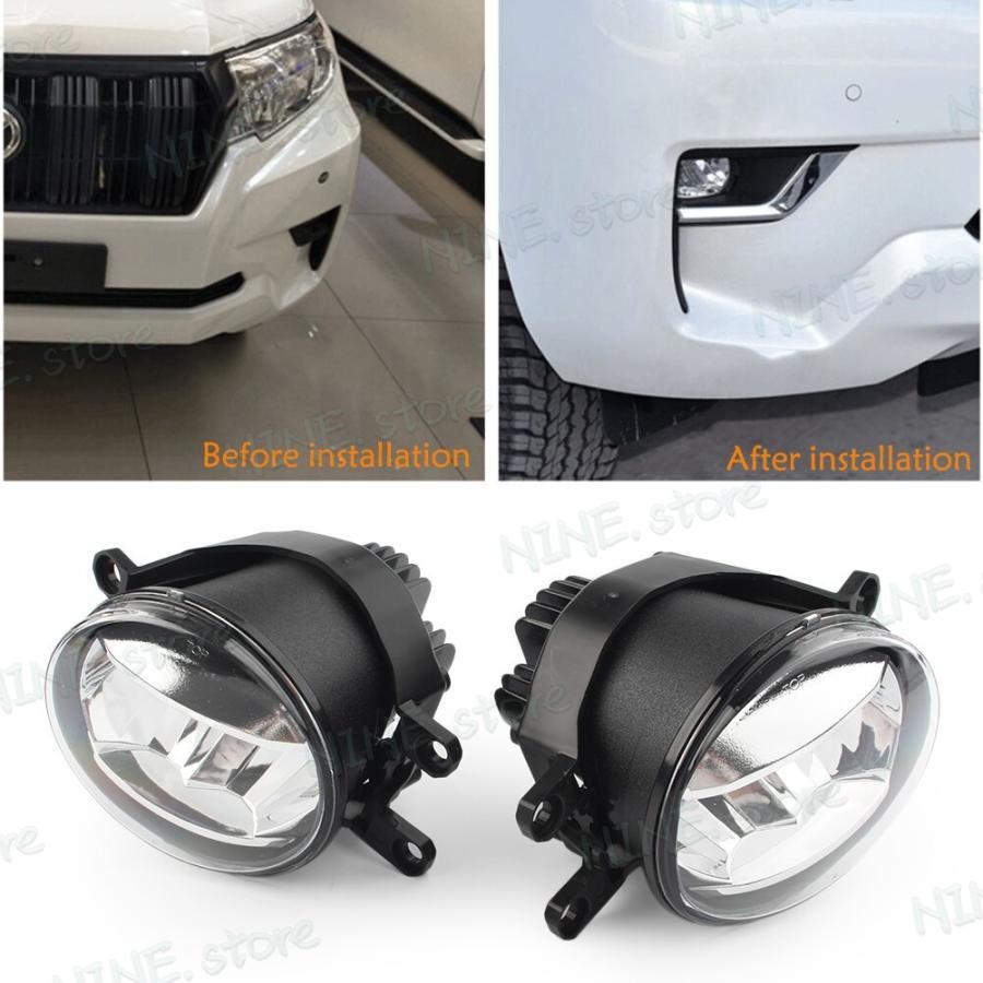 TOYOTA トヨタ ランドクルーザー プラド FJ150 2018 フロント フォグライト LED プラスチック_1
