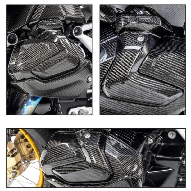 Bmw R1250RS ADV 2019-2023 カーボンファイバー シリンダーヘッド プロテクター フェアリングキット_7