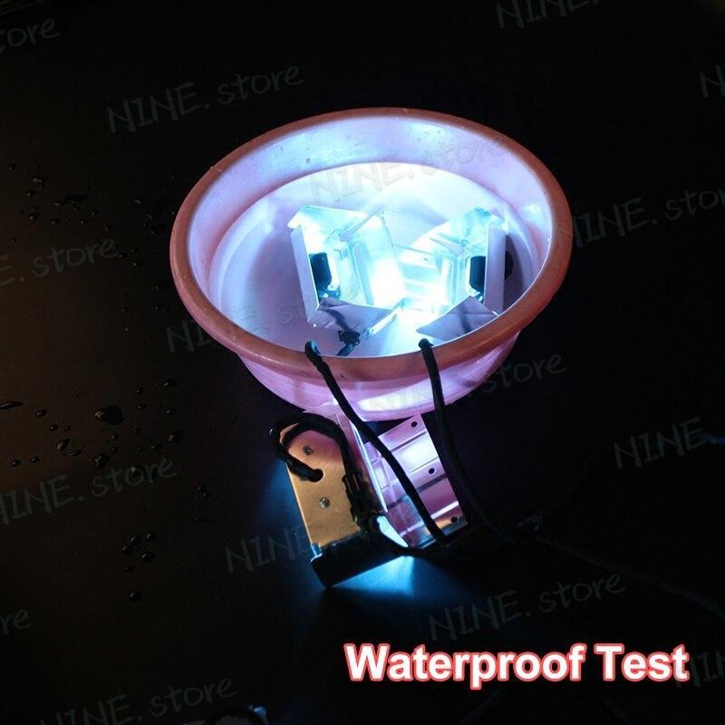 TOYOTA トヨタ ランドクルーザー プラド LC150 FJ150 2010-2021 LED ドア ペダルライト プロジェクション ステンレススチール_4