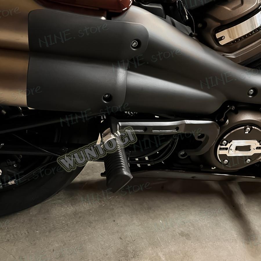 Harley ハーレー スポーツスター 1250RH 2021-2022 フットレスト エキゾースト パイプガード ガスシールド_2