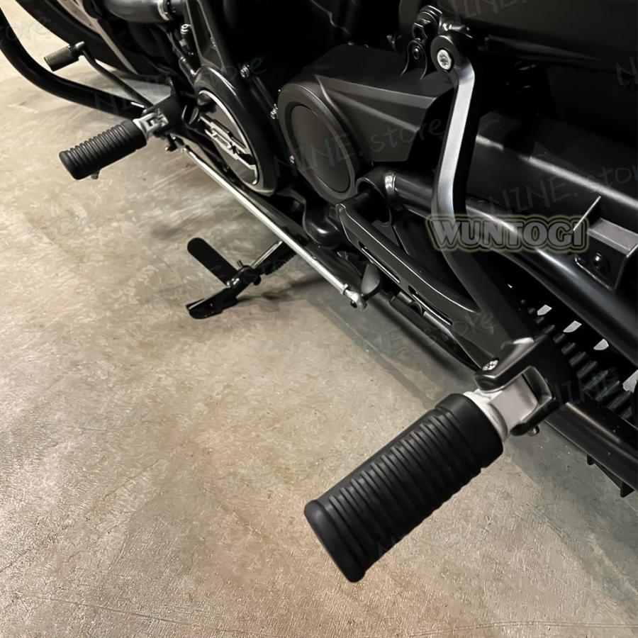 Harley ハーレー スポーツスター 1250RH 2021-2022 フットレスト エキゾースト パイプガード ガスシールド_3