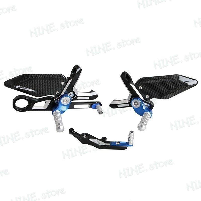 BMW S1000RR 2019-2022 カーボンファイバー フットレスト ブレーキギア 保護キット アクセサリー_9