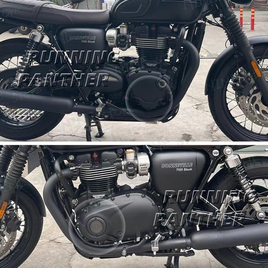 TRIUMPH トライアンフ ボンネビル T100 ストリートツイン スラクストン1200 エンジンプロテクターカバー_2