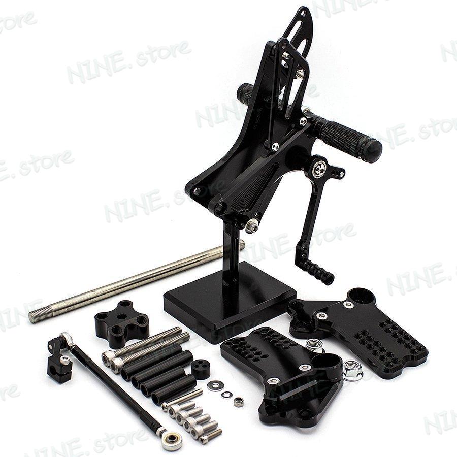Dk リアフットレスト フットペグ ペグ リア セット 2011-2017 125 200 390 RC250 RC390 レーシング 調整可能 rearset_1