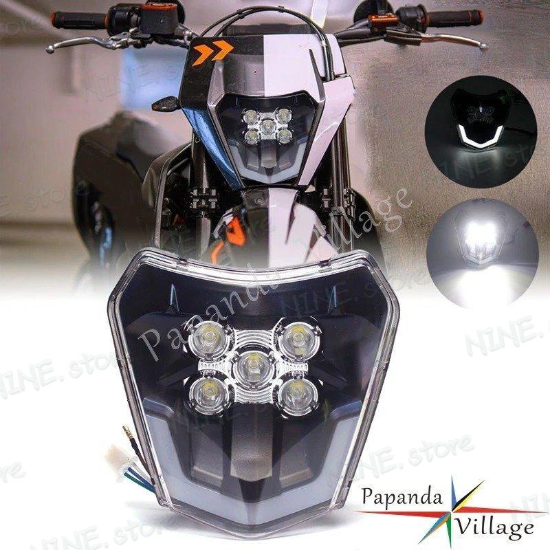 専用 デュアルスポーツ モトクロス カスタム LED ヘッドライト EXCF XCW