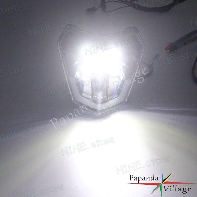 デュアルスポーツ モトクロス カスタム LED ヘッドライト EXCF XCW