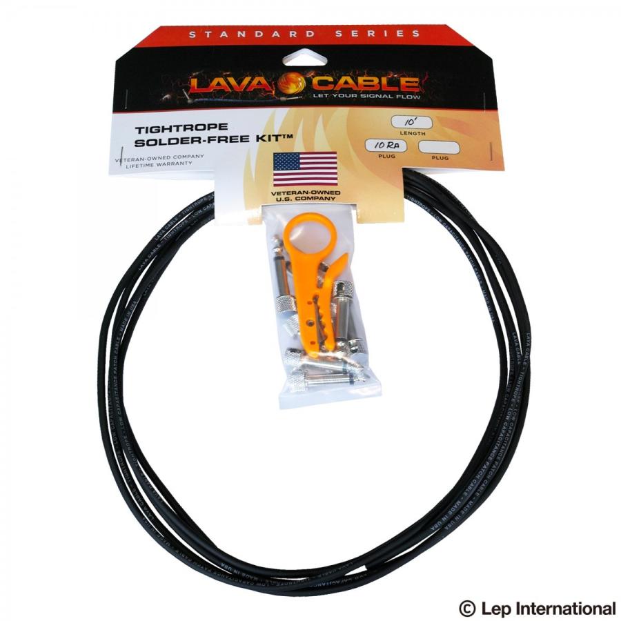 Lava Cable TightRope Solder Free Kit L字型プラグ 【ゆうパケット対応可能】 4560440830255エフェクター専門店ナインボルト 通販