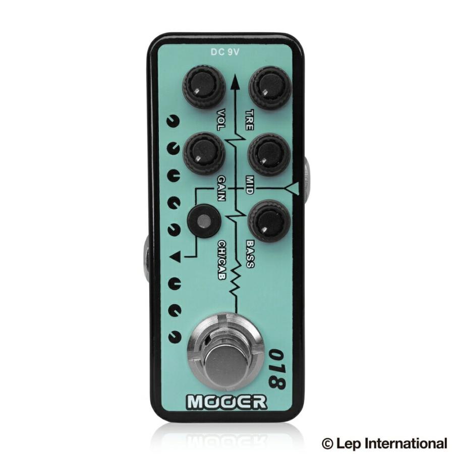 （美品）Mooer Micro Preamp 018 アンプシミュレーター Mooer Micro Preamp 018 / ギター エフェクター アンプシミュレーター