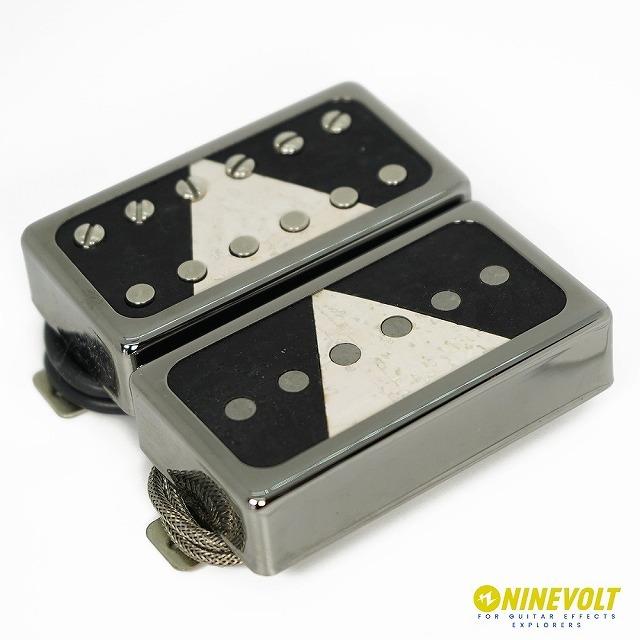 Righteous Sound Pickups　1991 GAZING Monolith Set Black Metallic Cover Obsidian Insert Snow V