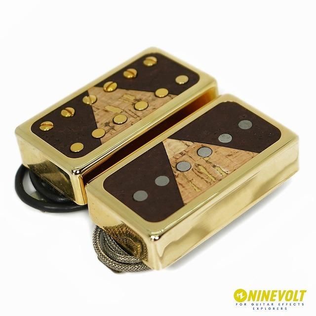 Righteous Sound Pickups　1991 GAZING Monolith Set Gold Cover Pioneer Insert Cacao V/ギターピックアップ ハムバッカー | 