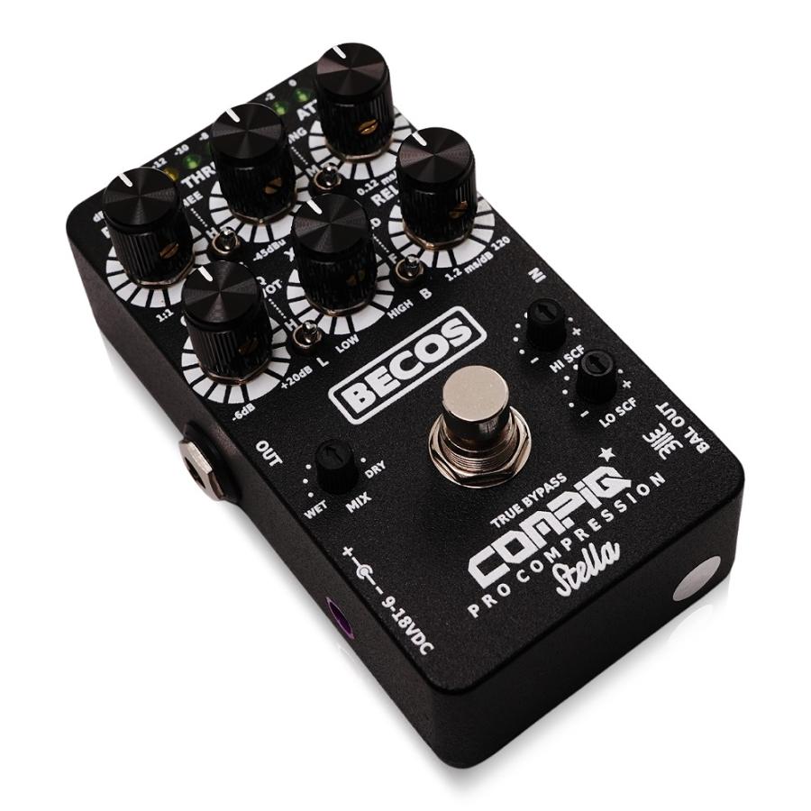 BECOS / CompIQペダルコンプレッサー BECOS CompIQ Twain Pro MK2 エフェクター コンプレッサー
