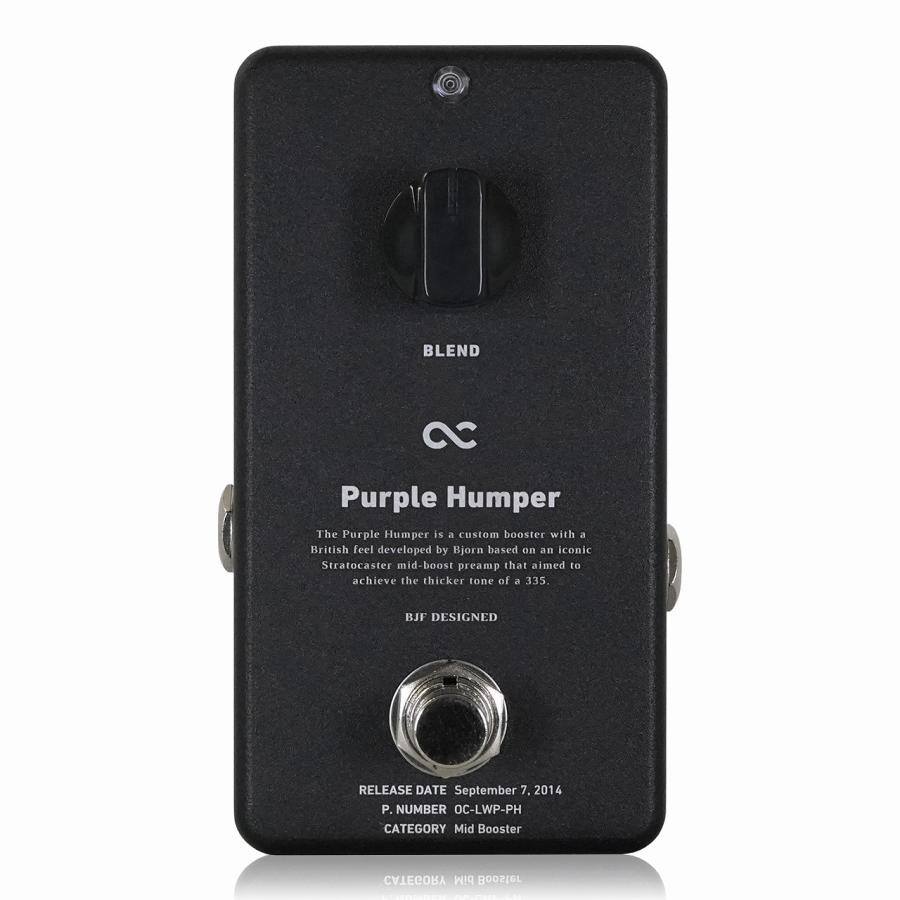 One Control Purple Humper エフェクター　ブースター One Control LWP Series Purple Humper Solder Free Pedal Kit