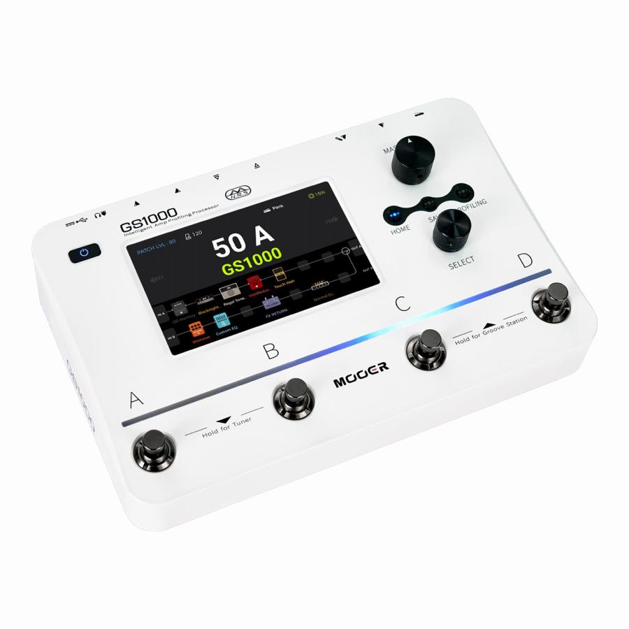 MOOER GS1000 ギターマルチエフェクター＆GFW4フットスイッチ Mooer - GS1000 | マルチエフェクター プロファイラー タッチパネル