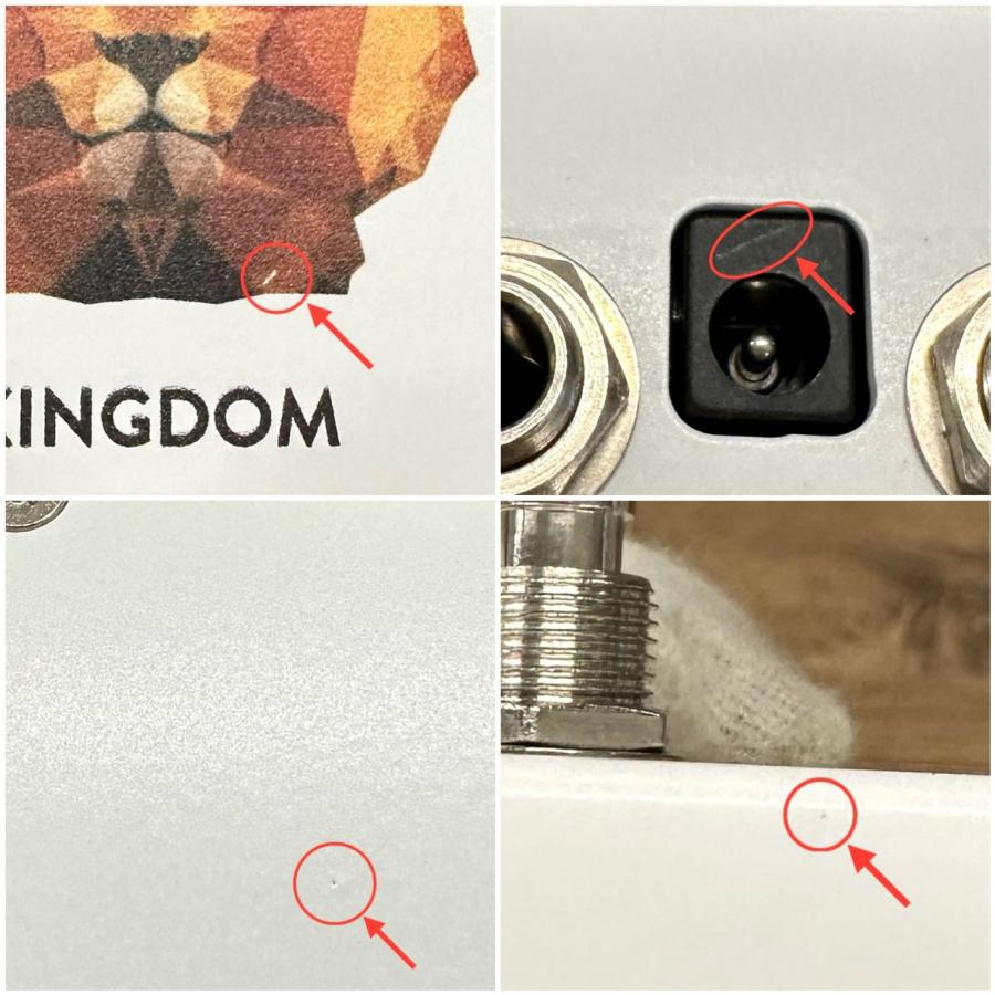 中古】【保証対象外】 Foxpedal Kingdom White Polygon Lion / a45762