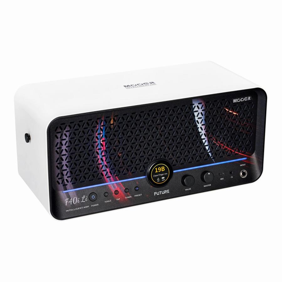 Mooer - F40i Li | コンボアンプ ギター アンプ タッチスクリーン搭載 40Wステレオ出力 デスクトップアンプ スピーカーの画像