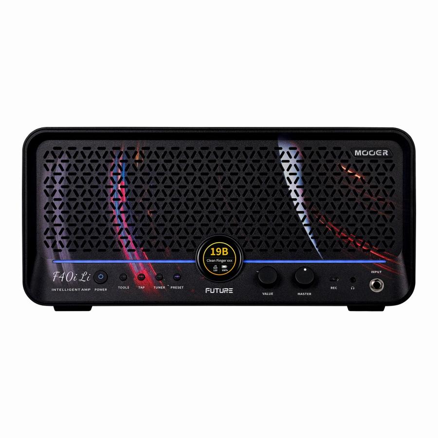 Mooer - F40i Li | コンボアンプ ギター アンプ タッチスクリーン搭載 40Wステレオ出力 デスクトップアンプ スピーカーの画像