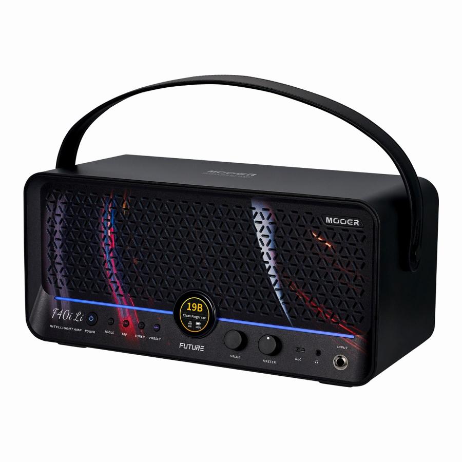 Mooer - F40i Li | コンボアンプ ギター アンプ タッチスクリーン搭載 40Wステレオ出力 デスクトップアンプ スピーカーの画像