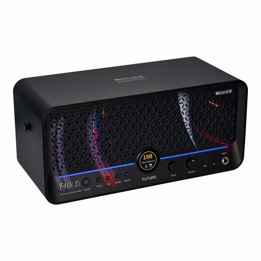 Mooer - F40i Li | コンボアンプ ギター アンプ タッチスクリーン搭載 40Wステレオ出力 デスクトップアンプ スピーカーの画像