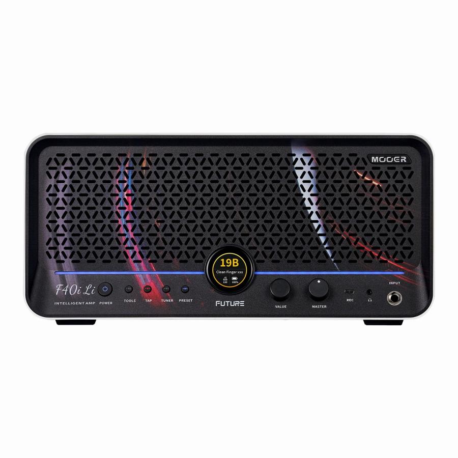 Mooer - F40i Li | コンボアンプ ギター アンプ タッチスクリーン搭載 40Wステレオ出力 デスクトップアンプ スピーカーの画像